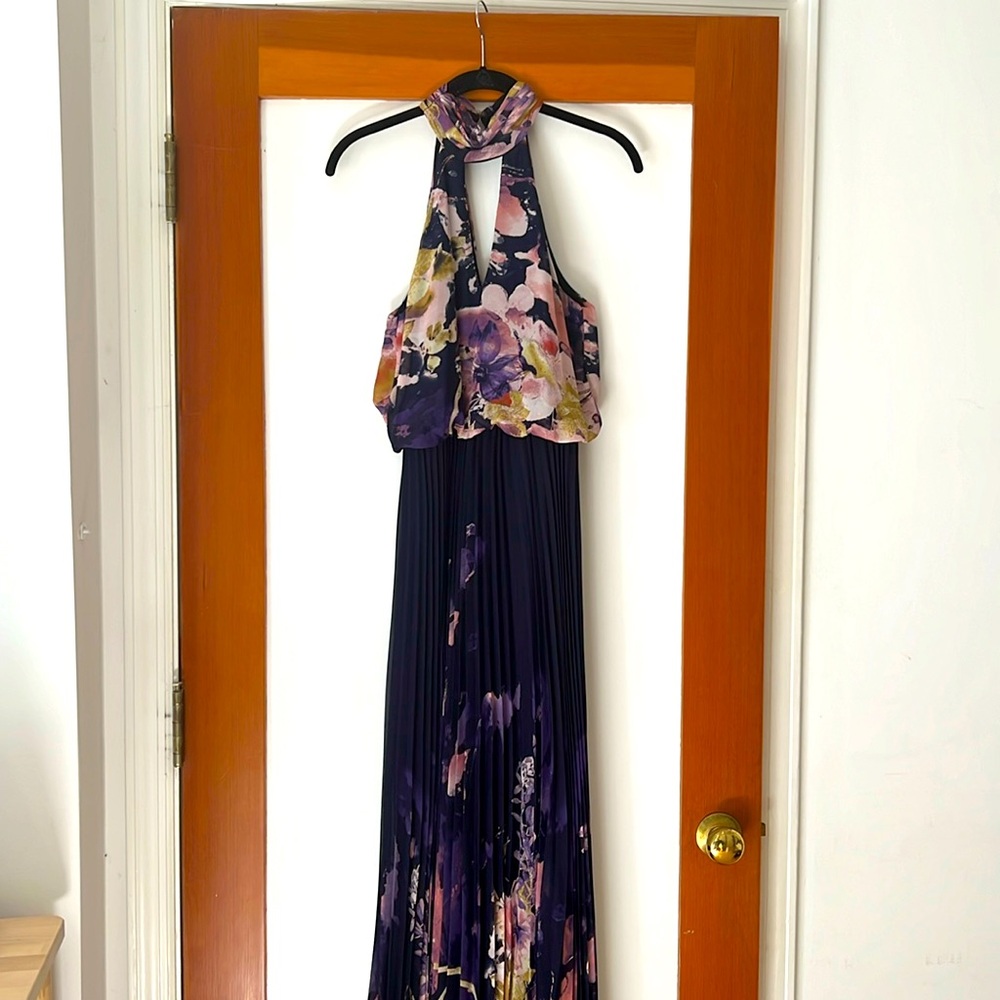 XSCAPE Maxi Dress, Sz 2, Mulitcolor